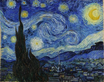 La noche estrellada Vincent van Gogh Pinturas al óleo